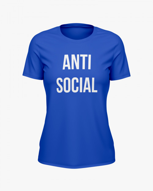 Футболка жіноча з написом ANTI SOCIAL Футболка жіноча з написом ANTI SOCIAL