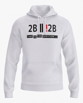 Худі жіночий з написом To be or not to be V11