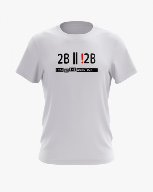 Футболка чоловіча з написом To be or not to be V11 Футболка чоловіча з написом To be or not to be V11