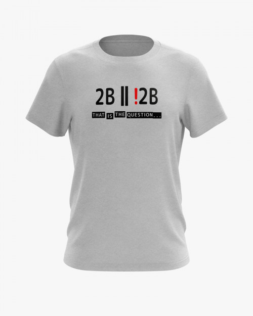 Футболка чоловіча з написом To be or not to be V11 Футболка чоловіча з написом To be or not to be V11
