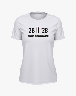 Футболка жіноча з написом To be or not to be V11