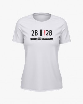 Футболка жіноча з написом To be or not to be V11