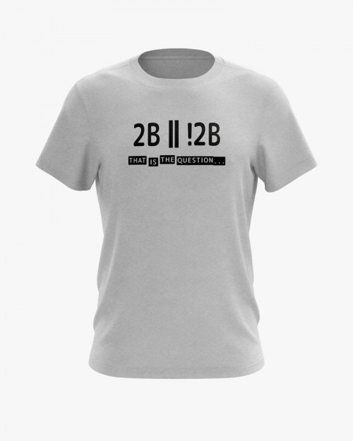 Футболка чоловіча з написом To be or not to be V12 Футболка чоловіча з написом To be or not to be V12