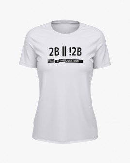 Футболка жіноча з написом To be or not to be V12