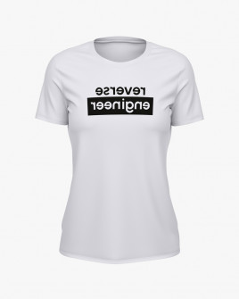 Футболка жіноча з написом Reverse Engineer