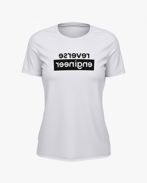 Футболка жіноча з написом Reverse Engineer Футболка жіноча з написом Reverse Engineer