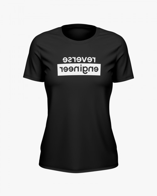 Футболка жіноча з написом Reverse Engineer Футболка жіноча з написом Reverse Engineer