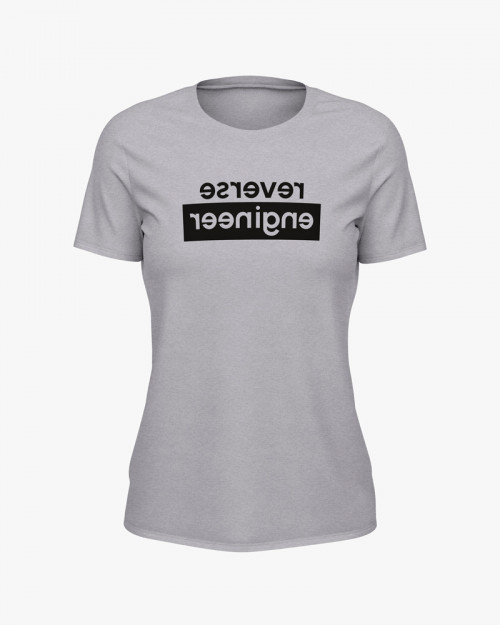 Футболка жіноча з написом Reverse Engineer Футболка жіноча з написом Reverse Engineer