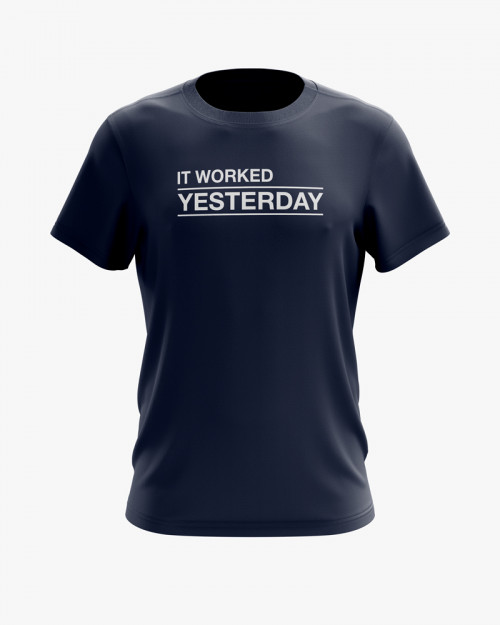 Футболка чоловіча з написом It worked yesterday Футболка чоловіча з написом It worked yesterday