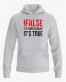 Худі жіночий з написом !False = True Худі жіночий з написом !False = True