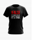 Футболка чоловіча з написом !False = True Футболка чоловіча з написом !False = True