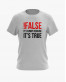 Футболка чоловіча з написом !False = True Футболка чоловіча з написом !False = True