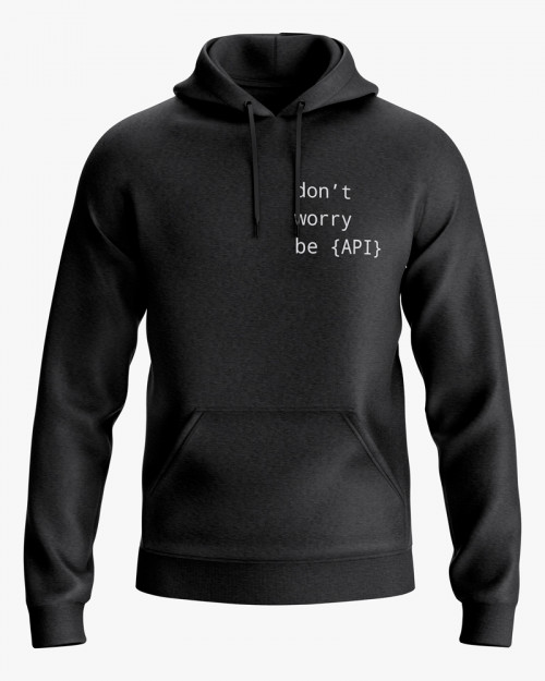 Худі чоловічий з написом Don’t worry be API Худі чоловічий з написом Don’t worry be API