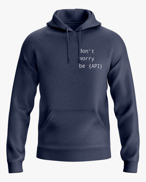 Худі чоловічий з написом Don’t worry be API Худі чоловічий з написом Don’t worry be API