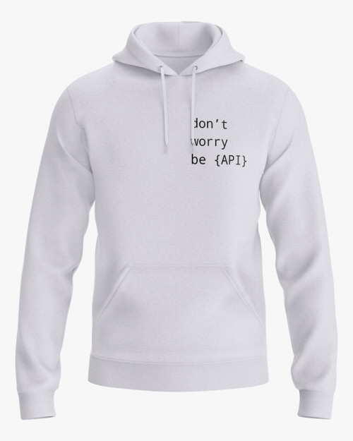 Худі жіночий з написом Don’t worry be API Худі жіночий з написом Don’t worry be API