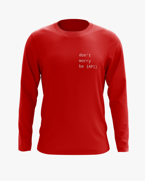 Світшот чоловічий з написом Don’t worry be API Світшот чоловічий з написом Don’t worry be API