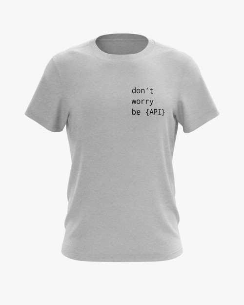 Футболка чоловіча з написом Don’t worry be API Футболка чоловіча з написом Don’t worry be API