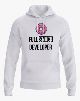 Худі жіночий з принтом Full snack developer