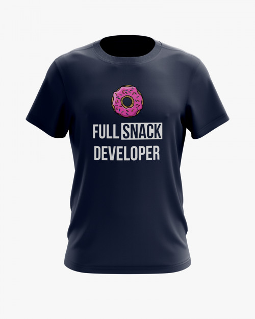 Футболка чоловіча з принтом Full snack developer Футболка чоловіча з принтом Full snack developer
