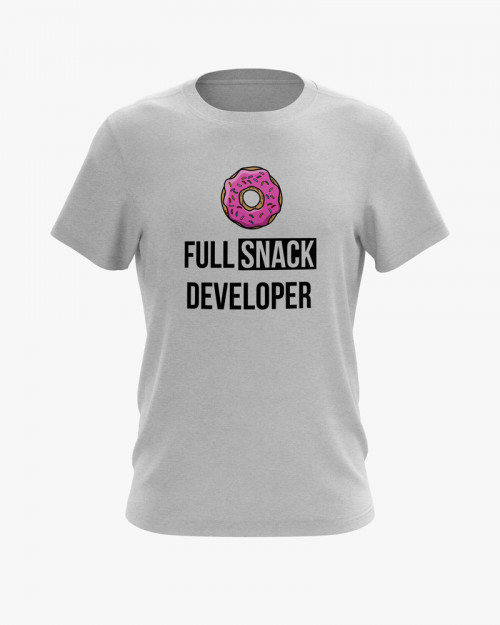 Футболка чоловіча з принтом Full snack developer Футболка чоловіча з принтом Full snack developer