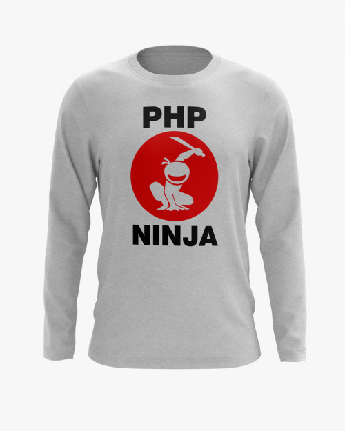 Світшот чоловічий з принтом PHP Ninja Світшот чоловічий з принтом PHP Ninja