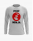 Світшот чоловічий з принтом PHP Ninja Світшот чоловічий з принтом PHP Ninja