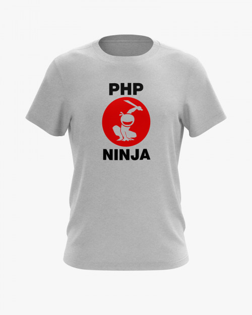 Футболка чоловіча з принтом PHP Ninja Футболка чоловіча з принтом PHP Ninja