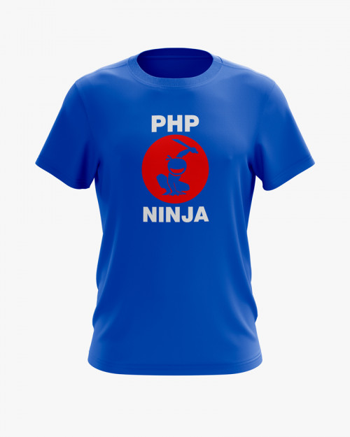 Футболка чоловіча з принтом PHP Ninja Футболка чоловіча з принтом PHP Ninja