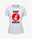 Футболка жіноча з принтом PHP Ninja Футболка жіноча з принтом PHP Ninja