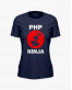 Футболка жіноча з принтом PHP Ninja Футболка жіноча з принтом PHP Ninja