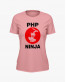 Футболка жіноча з принтом PHP Ninja Футболка жіноча з принтом PHP Ninja