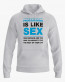 Худі чоловічий з написом Programming is like sex Худі чоловічий з написом Programming is like sex
