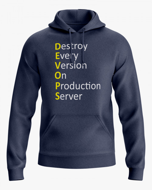 Худі жіночий з написом DEVOPS V23 Худі жіночий з написом DEVOPS V23
