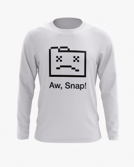 Світшот чоловічий з принтом Aw Snap!