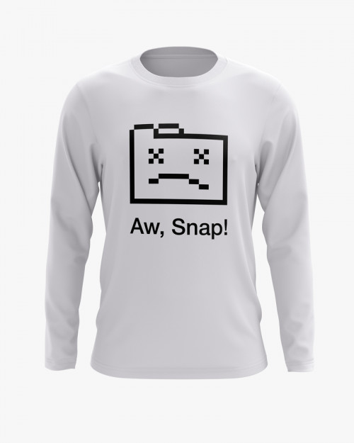Світшот чоловічий з принтом Aw Snap! Світшот чоловічий з принтом Aw Snap!