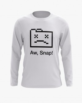 Світшот чоловічий з принтом Aw Snap!