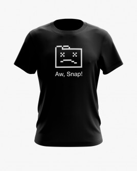 Футболка чоловіча з принтом Aw Snap!