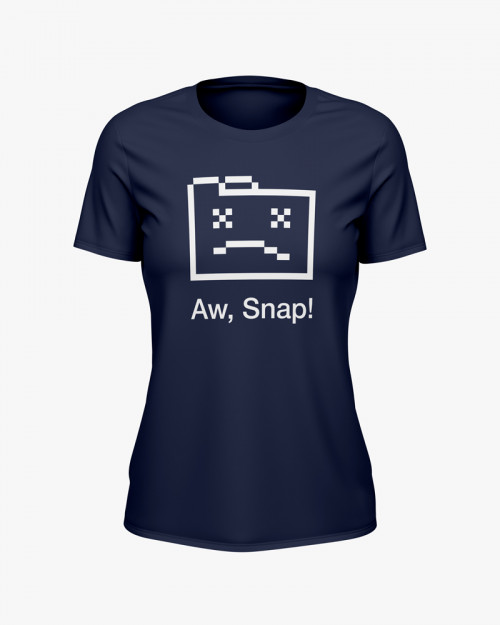 Футболка жіноча з принтом Aw Snap! Футболка жіноча з принтом Aw Snap!