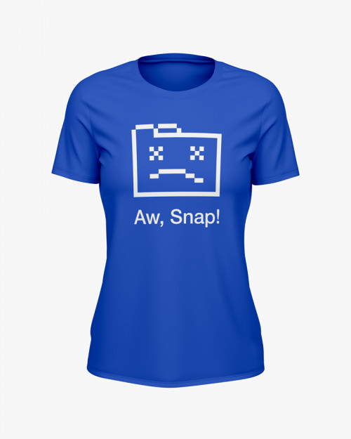 Футболка жіноча з принтом Aw Snap! Футболка жіноча з принтом Aw Snap!
