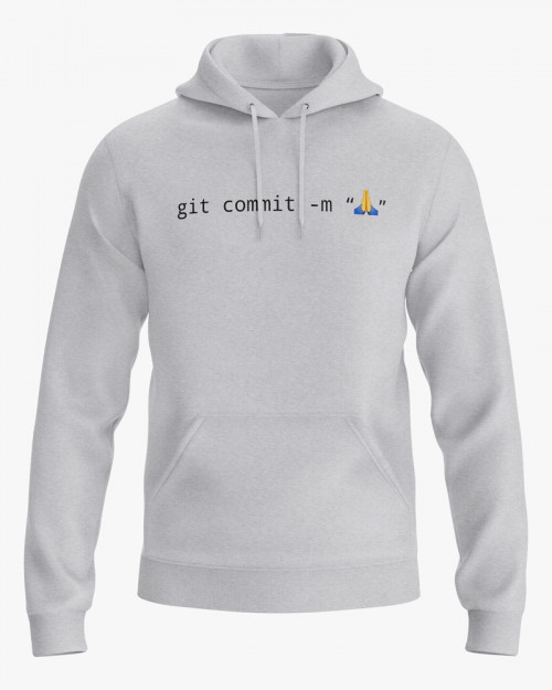 Худі чоловічий з принтом Git commit Худі чоловічий з принтом Git commit