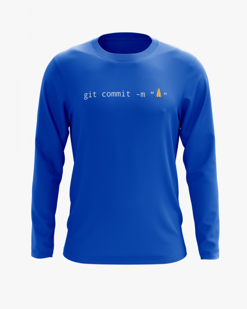 Світшот чоловічий з принтом Git commit Світшот чоловічий з принтом Git commit