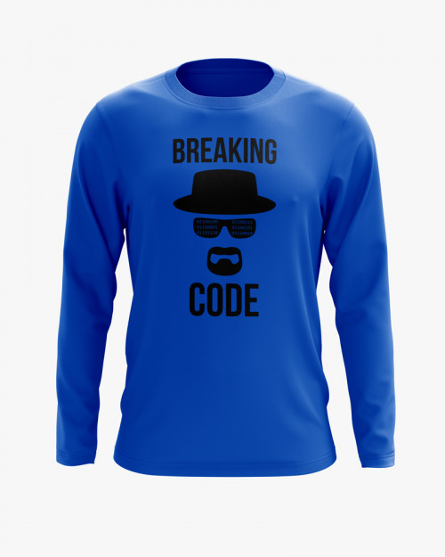 Світшот чоловічий з принтом Breaking code Світшот чоловічий з принтом Breaking code