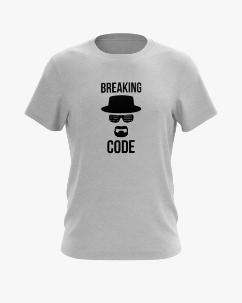 Футболка чоловіча з принтом Breaking code Футболка чоловіча з принтом Breaking code