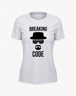Футболка жіноча з принтом Breaking code