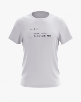Футболка чоловіча з написом Tshirt CSS