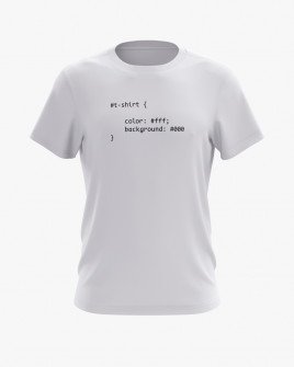 Футболка чоловіча з написом Tshirt CSS