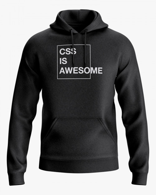 Худі чоловічий з написом CSS is awesome Худі чоловічий з написом CSS is awesome