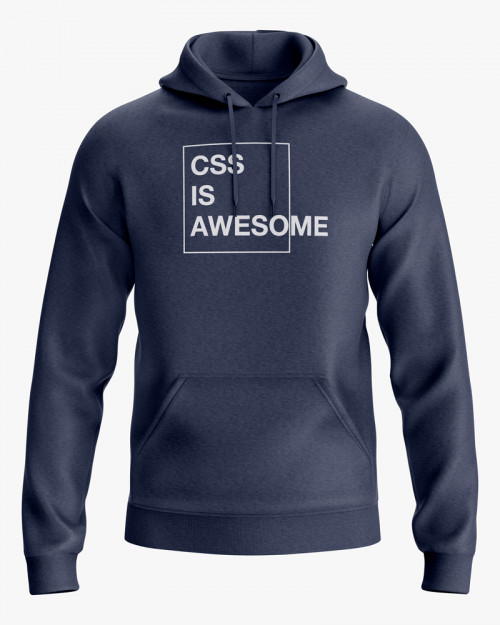 Худі чоловічий з написом CSS is awesome Худі чоловічий з написом CSS is awesome