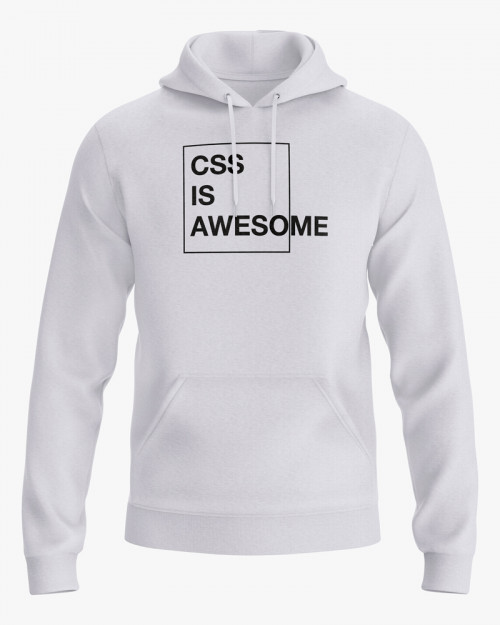 Худі жіночий з написом CSS is awesome Худі жіночий з написом CSS is awesome