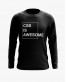 Світшот чоловічий з написом CSS is awesome Світшот чоловічий з написом CSS is awesome